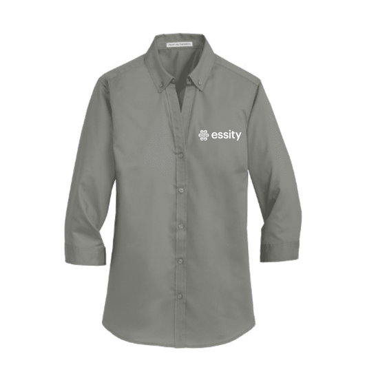 Essity L665 Port Authority Ladies 3/4 Sleeve Oxford