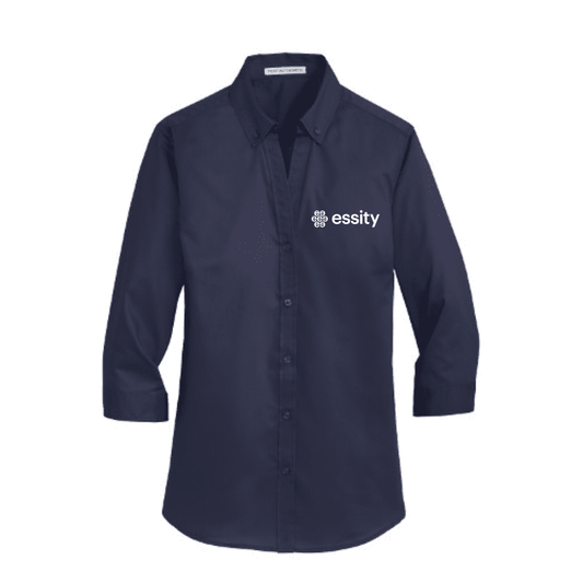 Essity L665 Port Authority Ladies 3/4 Sleeve Oxford