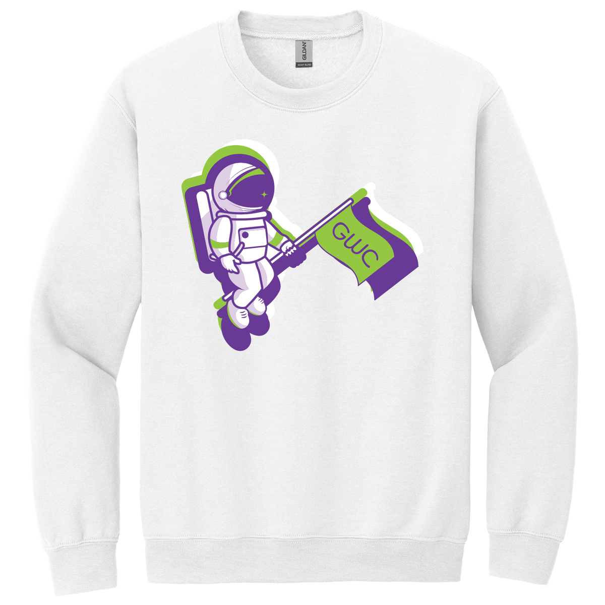 GWC STEM Academy Screen Printed 18000 Adult Crewneck Sweatshirt