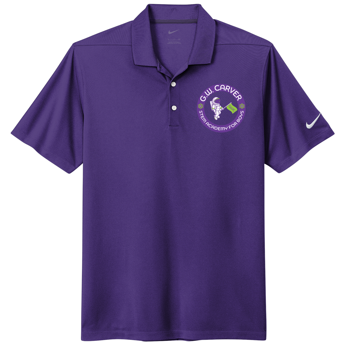 GWC STEM Academy Embroidered NKDC1963 Adult Men's Nike S/S Polo