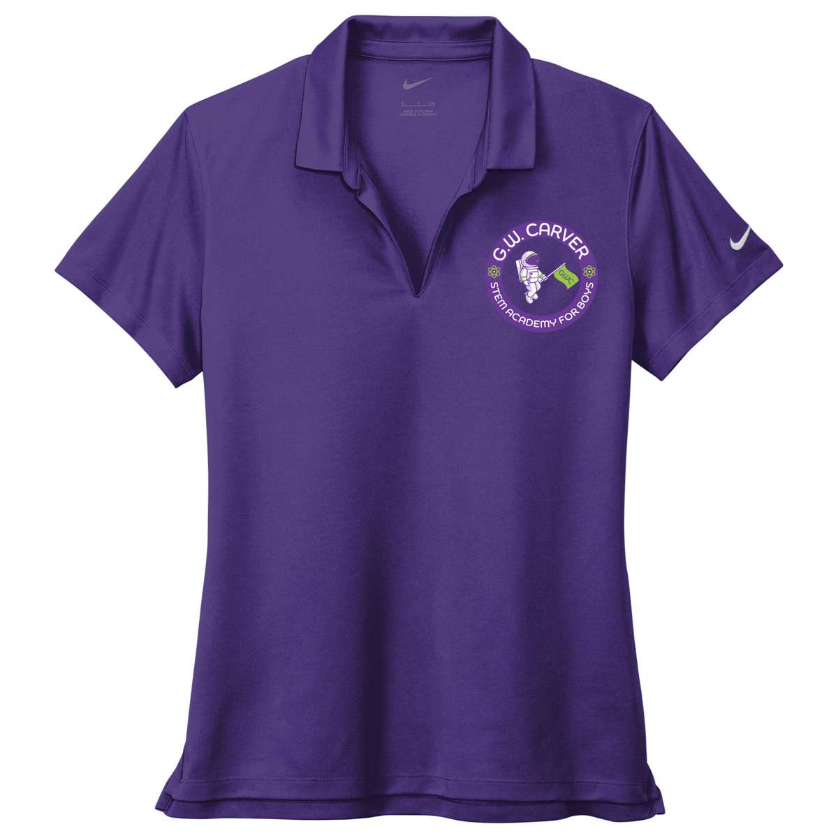 GWC STEM Academy Embroidered NKDC1991 Adult Ladies Nike S/S Polo