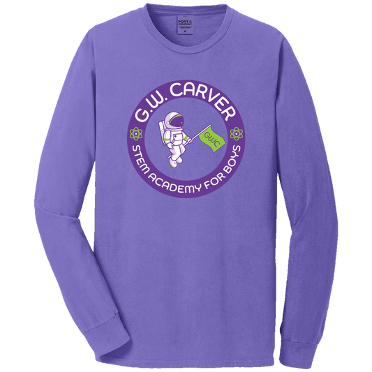 GWC STEM Academy Screen Printed PC099LS Adult Long Sleeve Tee