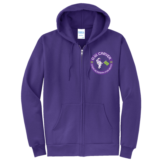 GWC STEM Academy Embroidered PC78ZH Adult Fleece Full Zip