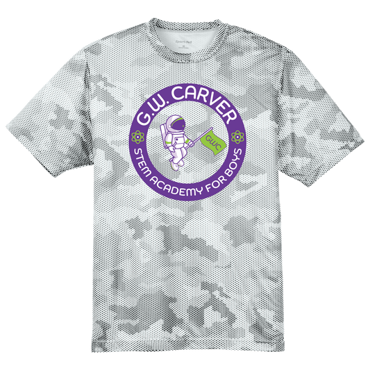 GWC STEM Academy Screen Printed YST370 Youth Sport-Tek CamoHex Tee
