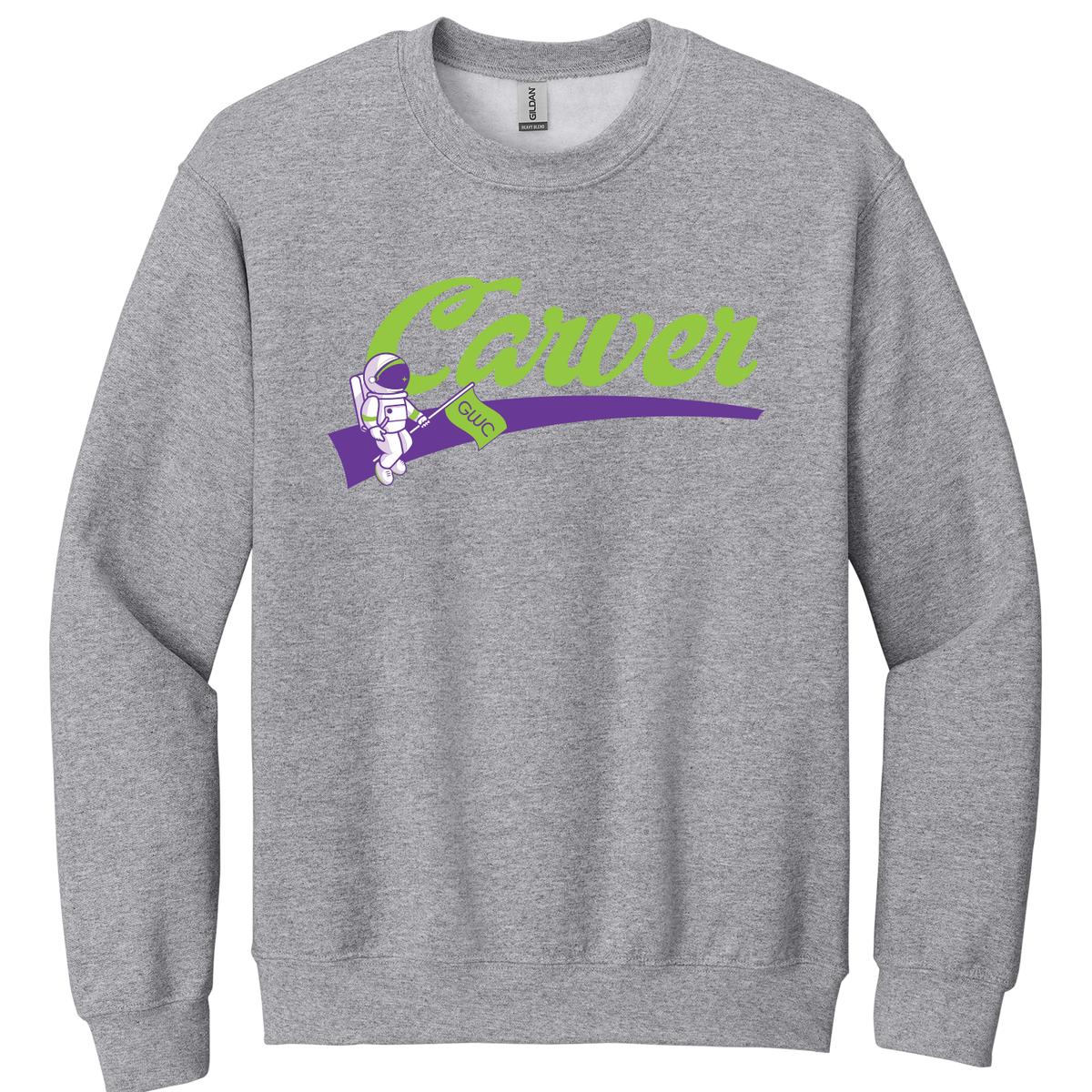 GWC STEM Academy Screen Printed 18000 Adult Crewneck Sweatshirt