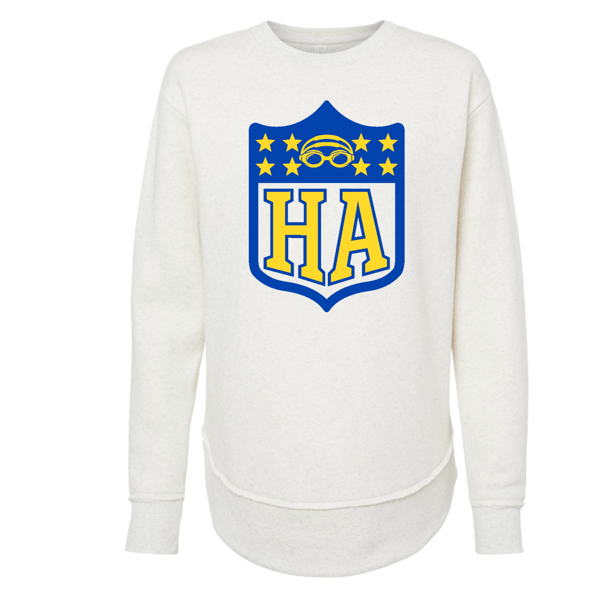 HBAQ 3525 Ladies Fleece Crewneck Sweatshirt