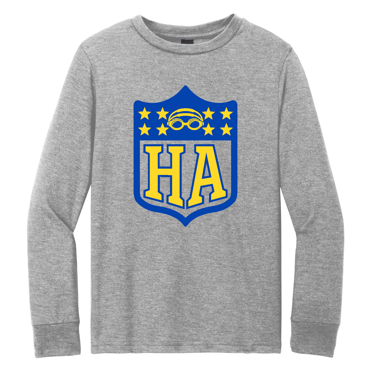 Highbridge Aquatics Screen Printed DT132Y Youth LS Tee