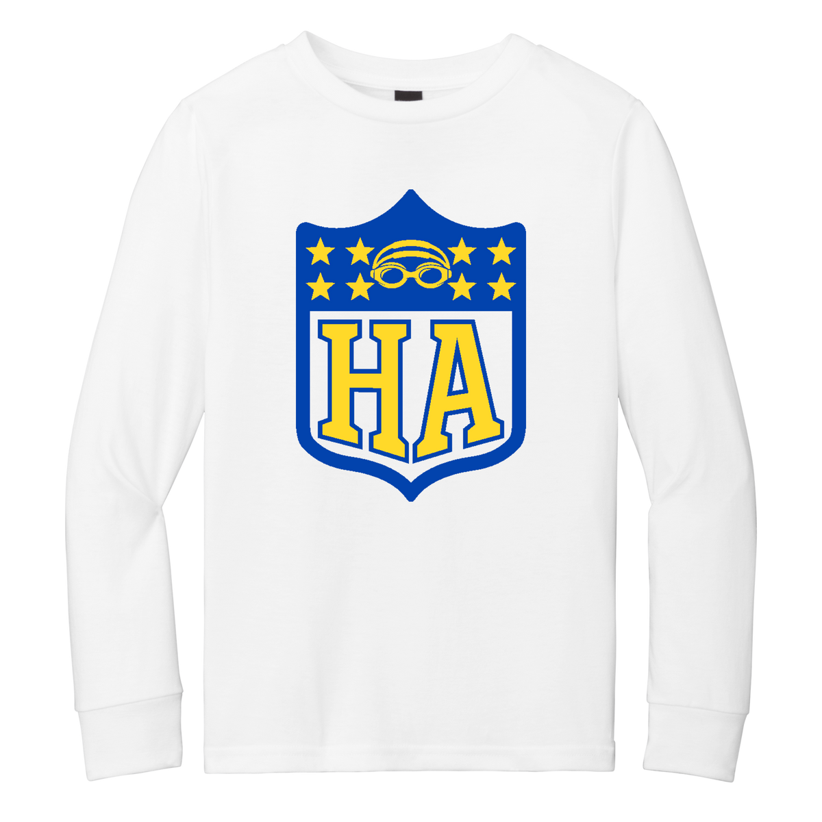 Highbridge Aquatics Screen Printed DT132Y Youth LS Tee