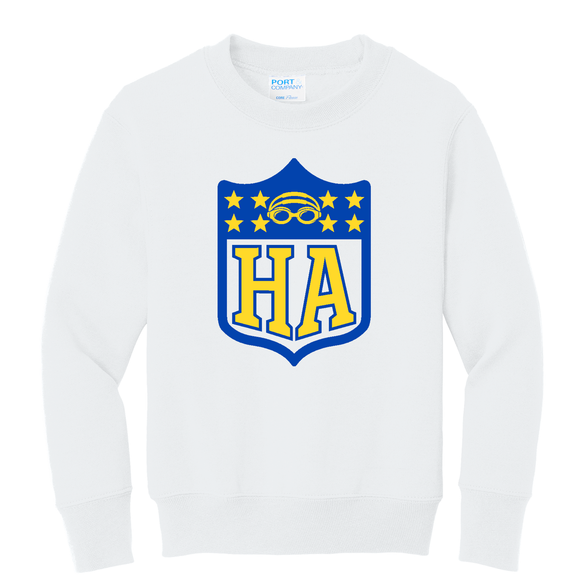 HBAQ PC78Y Port & Co Youth Crewneck Sweatshirt