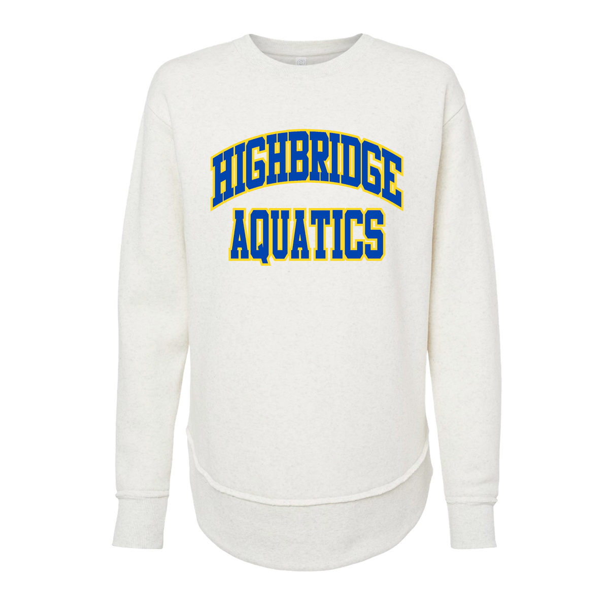 HBAQ 3525 Ladies Fleece Crewneck Sweatshirt