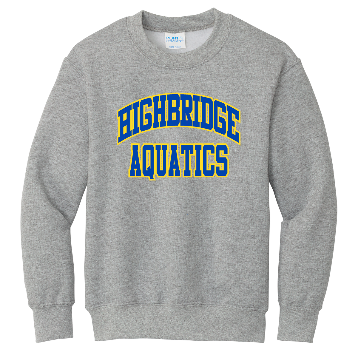 HBAQ PC78Y Port & Co Youth Crewneck Sweatshirt