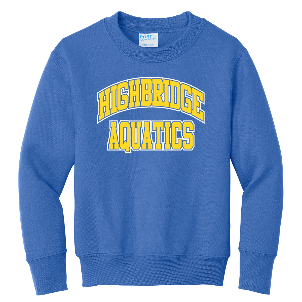 HBAQ PC78Y Port & Co Youth Crewneck Sweatshirt