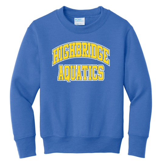 HBAQ PC78Y Port & Co Youth Crewneck Sweatshirt