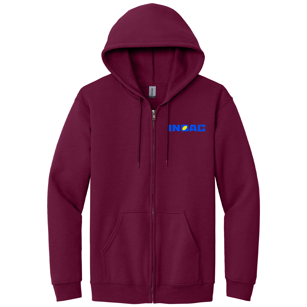 Inoac 18600 Gildan Full zip hooded sweatshirt