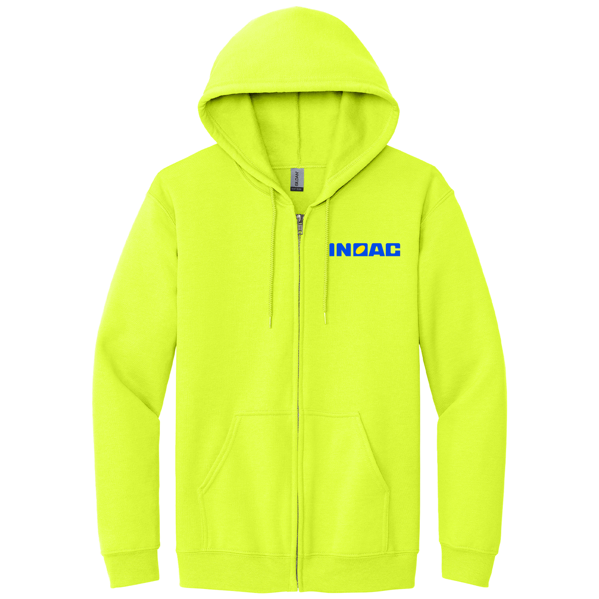 Inoac 18600 Gildan Full zip hooded sweatshirt