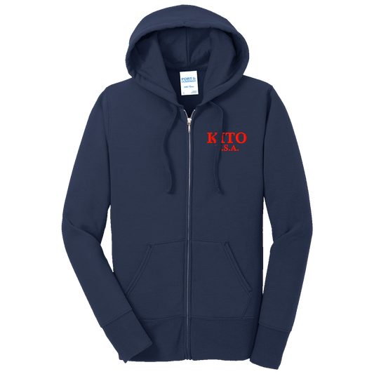 Kito U.S.A. LPC78ZH Ladies Full Zip Fleece Hoodie