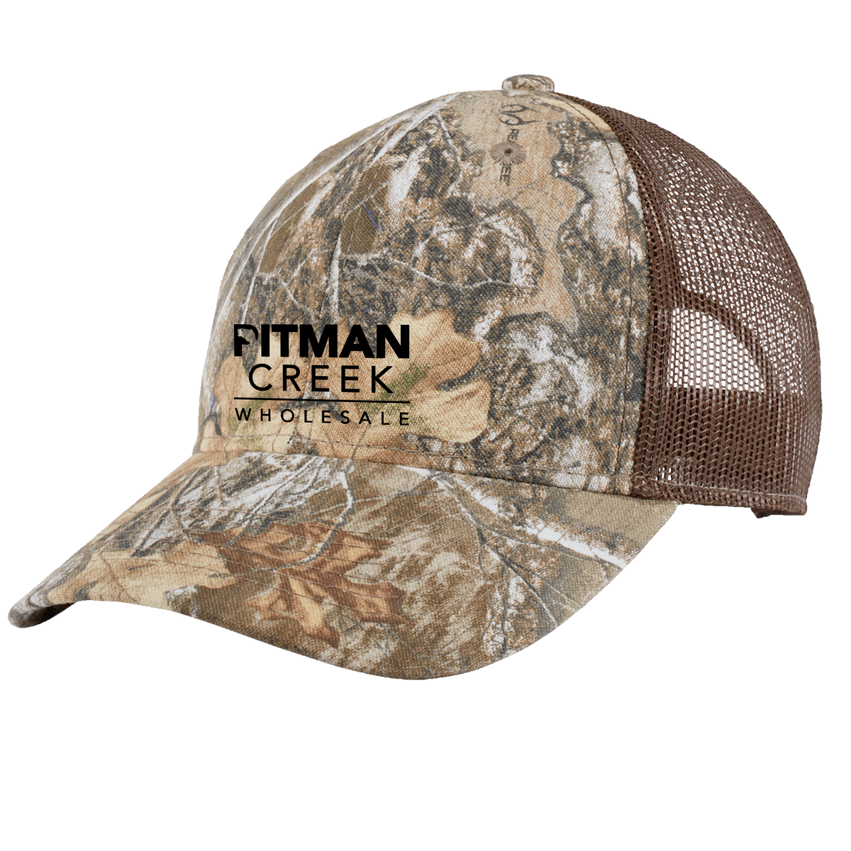 Pitman Creek Structured Camouflage Mesh Back Cap