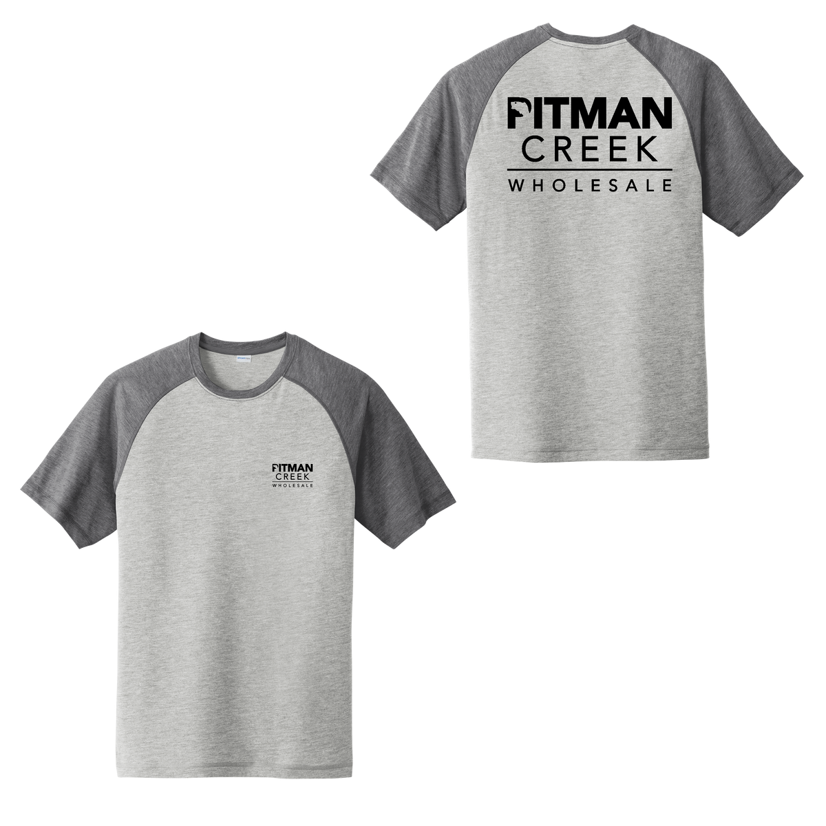 Pitman Creek Tri-Blend Wicking Raglan Tee