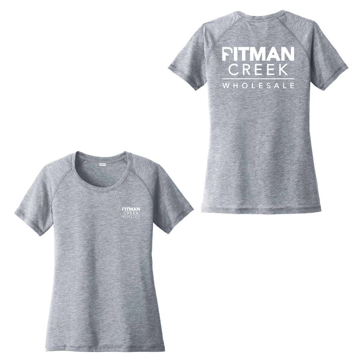Pitman Creek Ladies Scoop Neck Raglan Tee