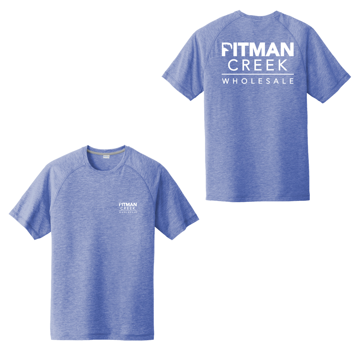 Pitman Creek Tri-Blend Wicking Raglan Tee