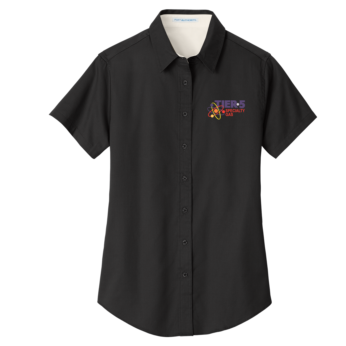 Tier 5 Specialty Gas L508 Port Authority Ladies short sleeve easy care shirt