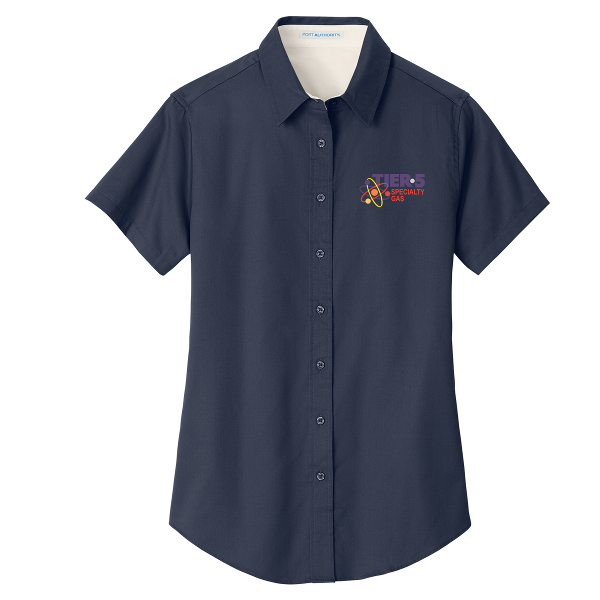 Tier 5 Specialty Gas L508 Port Authority Ladies short sleeve easy care shirt