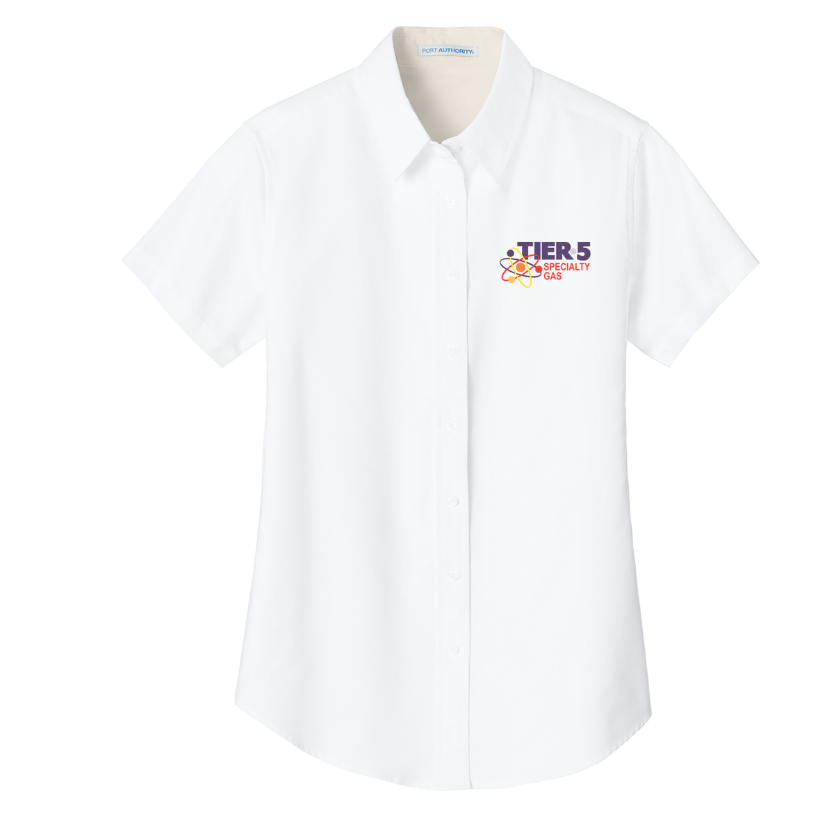 Tier 5 Specialty Gas L508 Port Authority Ladies short sleeve easy care shirt