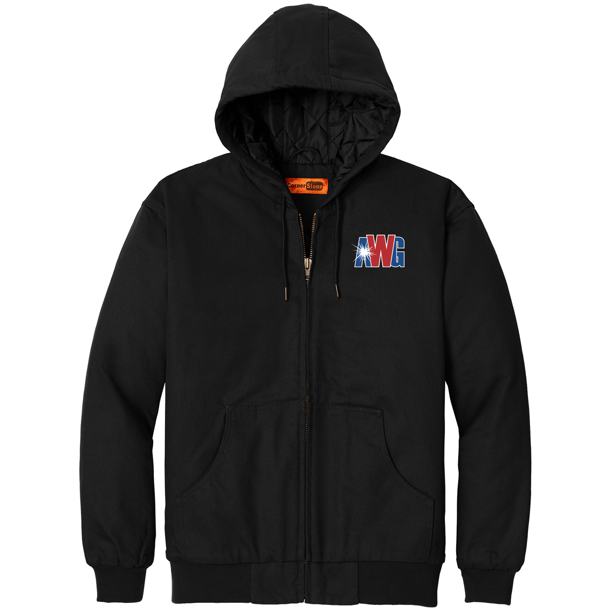 AWG TLJ763H Tall Hooded Work Jacket