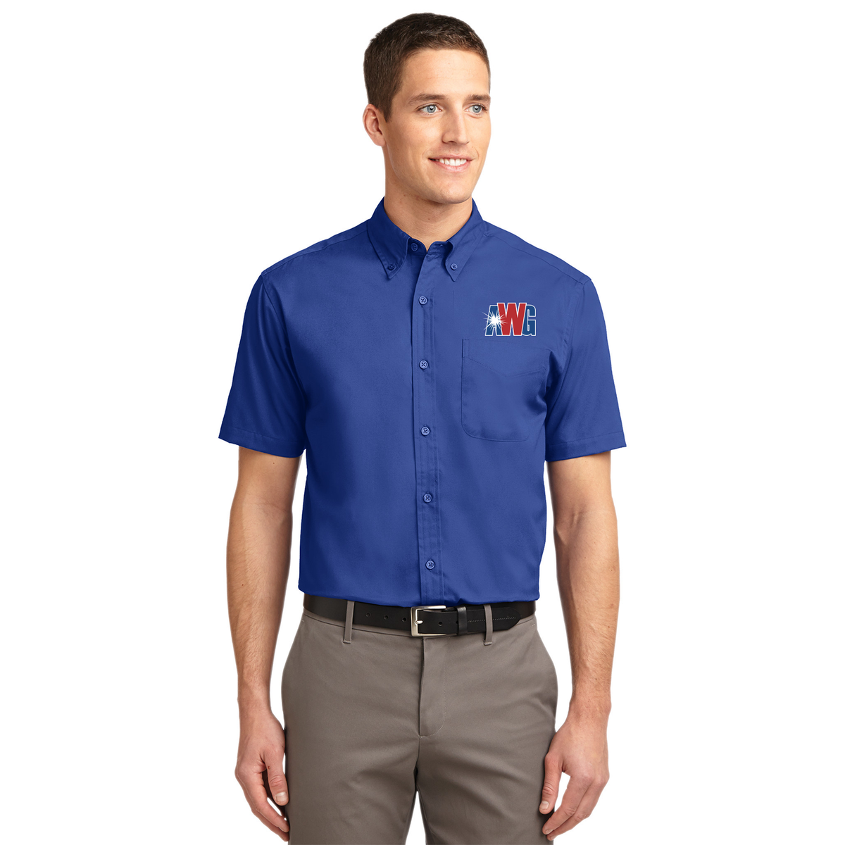 AWG TLS508 Port Authority Tall Short Sleeve Easy Care Shirt
