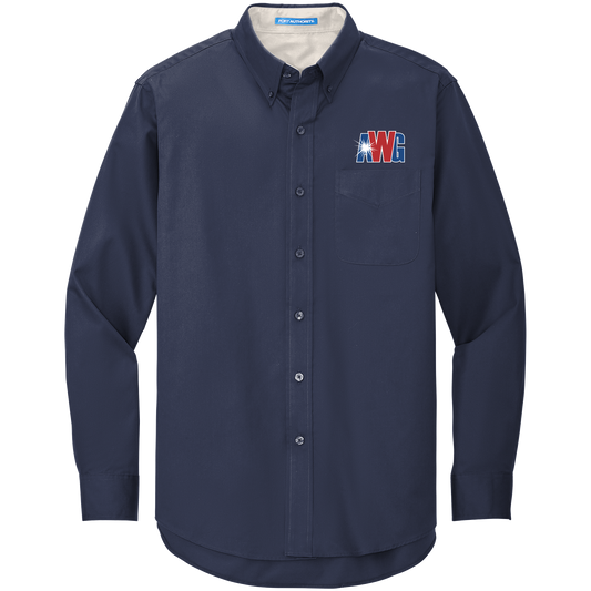 AWG S608 Port Authority long sleeve easy care shirt