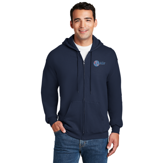 CO2 F283 Hanes Ultimate Full Zip Hoodie