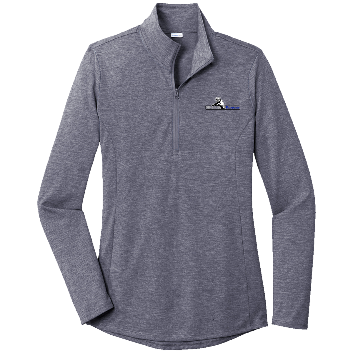 Silvertip Propane LST407 Sportek Ladies 1/4 zip Triblend pullover