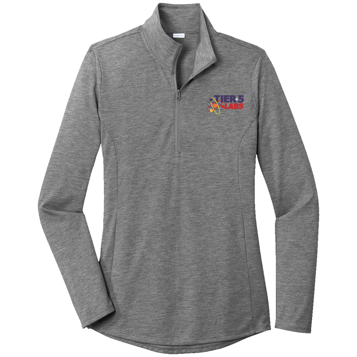 Tier 5 Labs LST407 Sportek Ladies 1/4 zip Triblend pullover