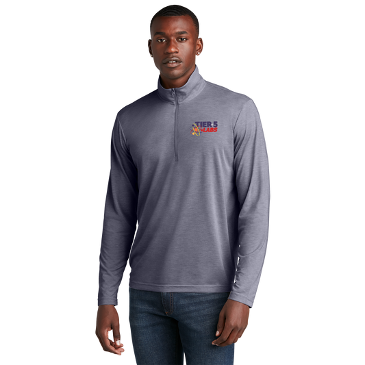 Tier 5 Labs ST407 Sportek 1/4 zip Triblend pullover