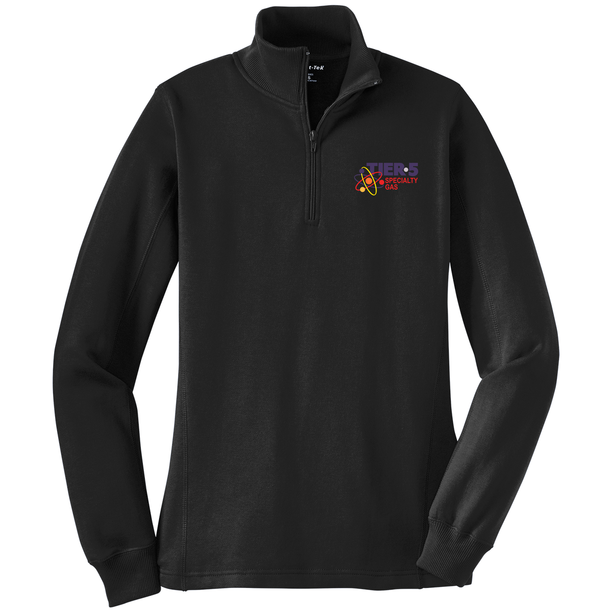 Tier 5 Specialty Gas LST253 Sportek Ladies 1/4 Zip Sweatshirt