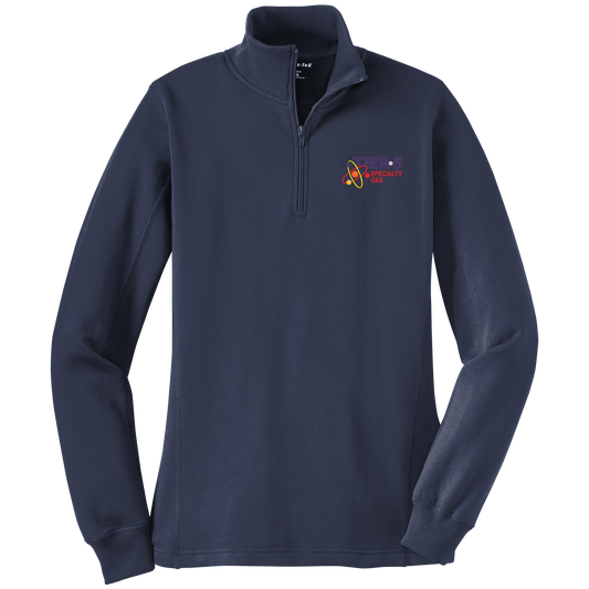 Tier 5 Specialty Gas LST253 Sportek Ladies 1/4 Zip Sweatshirt