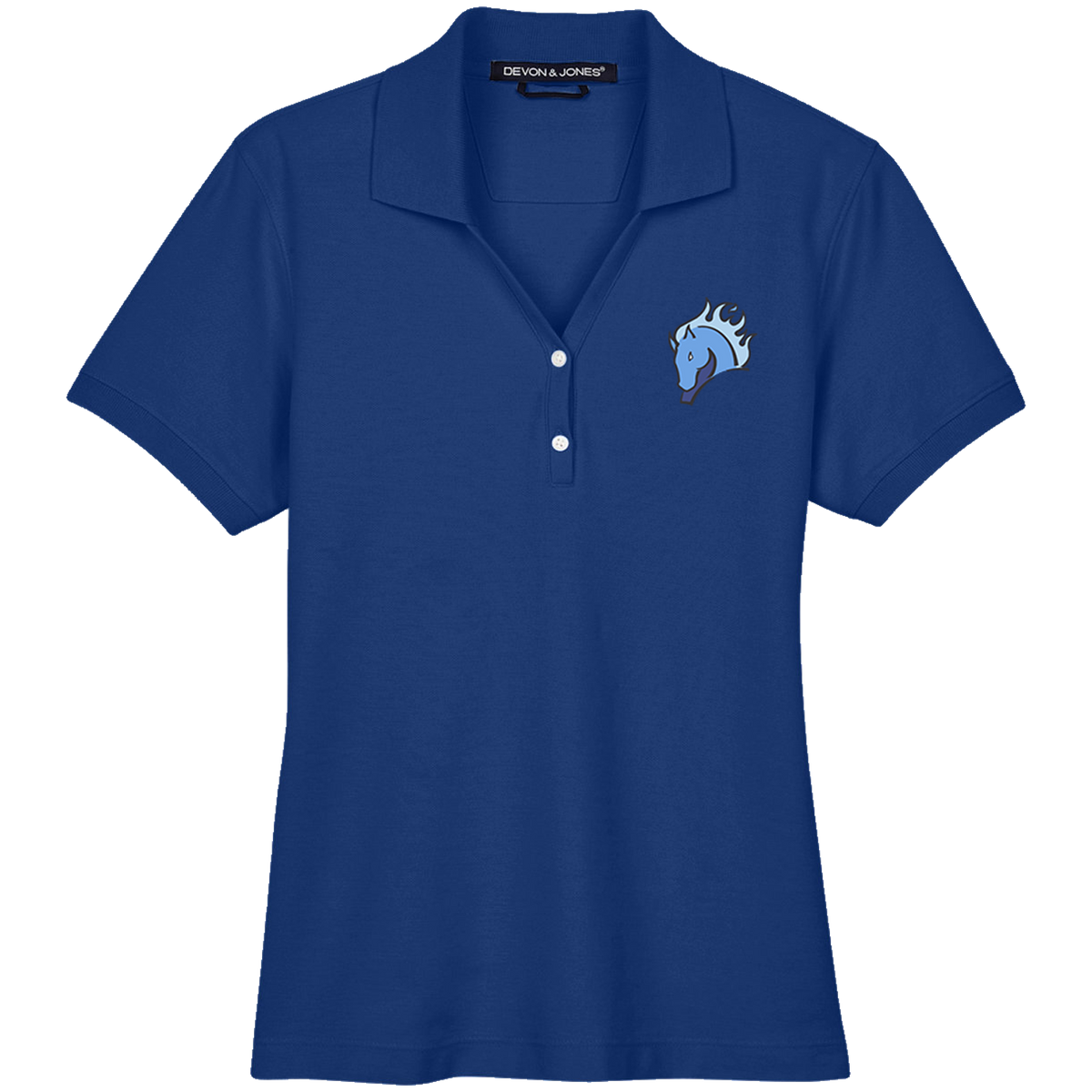 TICE D100W Devon & Jones Short Sleeve Ladies Polo