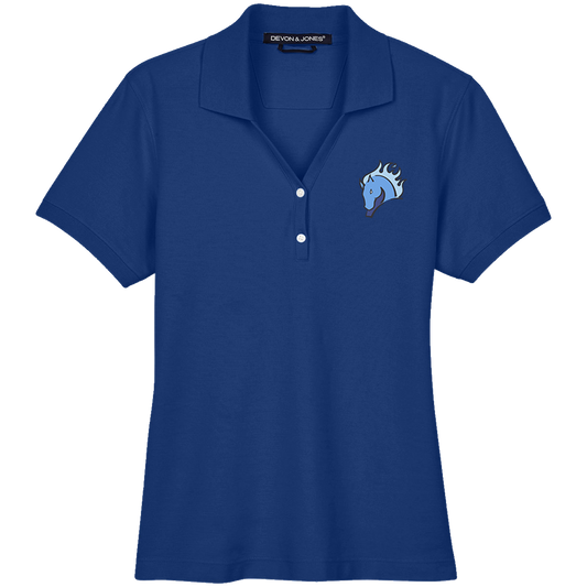 TICE D100W Devon & Jones Short Sleeve Ladies Polo