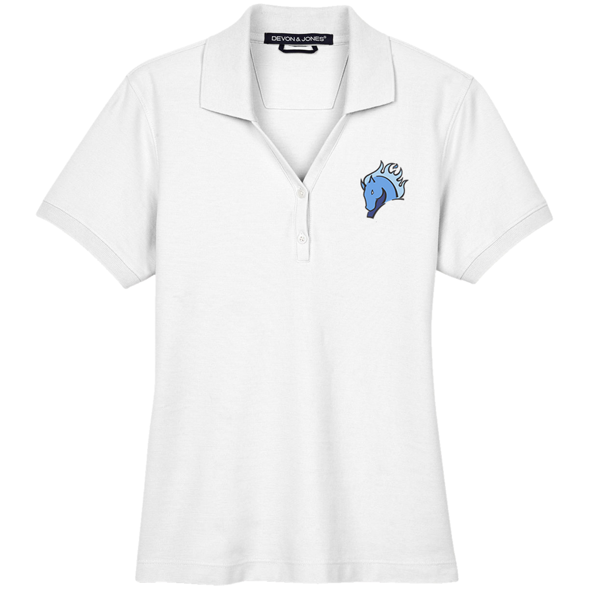 TICE D100W Devon & Jones Short Sleeve Ladies Polo