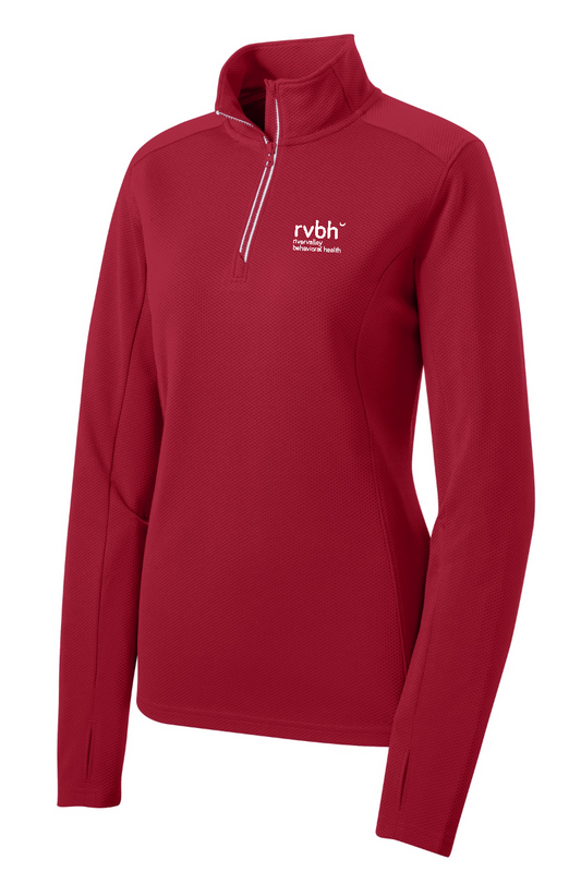RVBH LST860 Sportek Sport-Wick ladies 1/4 zip pullover